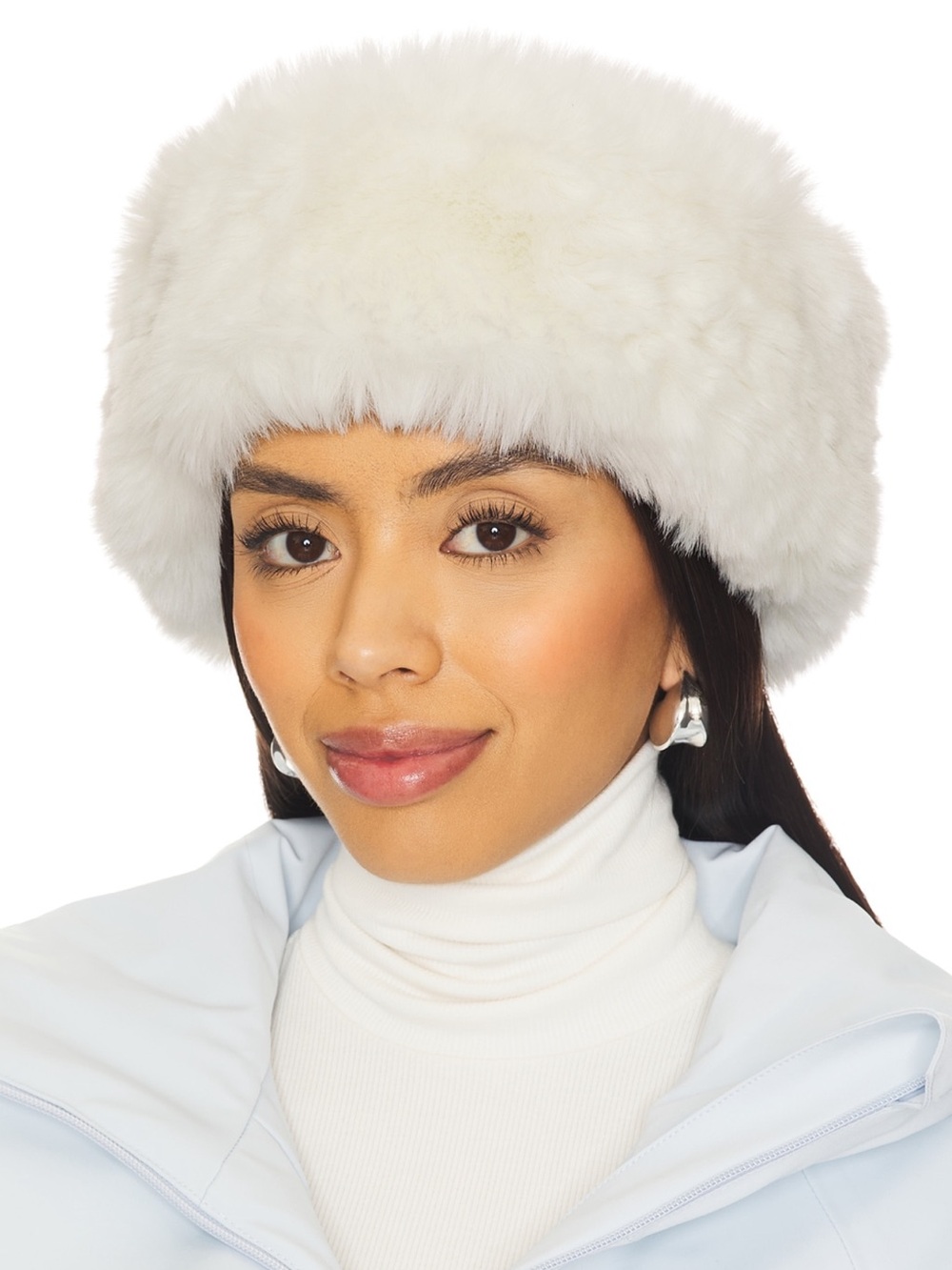 Goldbergh White Faux Fur Headband